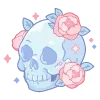 ☠️ Эмодзи «☠ розовые эмодзи» для Telegram
