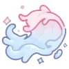 🌊 Эмодзи «☠ розовые эмодзи» для Telegram