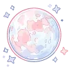 🌑 Эмодзи «☠ розовые эмодзи» для Telegram
