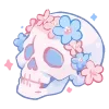 ☠️ Эмодзи «☠ розовые эмодзи» для Telegram