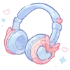 🎧 Эмодзи «☠ розовые эмодзи» для Telegram