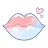 💋 Эмодзи «☠ розовые эмодзи» для Telegram