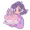 🎂 Эмодзи «Нежные» для Telegram
