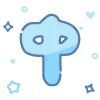🔠 Эмодзи «голубой шёпот ©» для Telegram