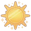 🌞 Эмодзи «yellow» для Telegram