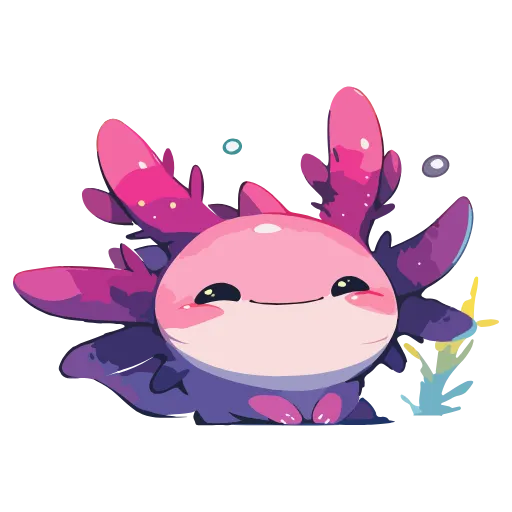 💖 Эмодзи «Axolotl» для Telegram