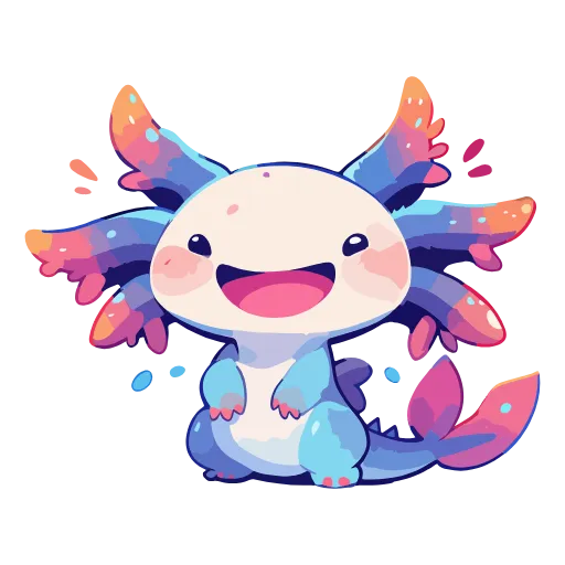 💖 Эмодзи «Axolotl» для Telegram