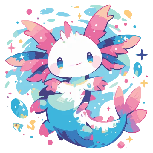 💖 Эмодзи «Axolotl» для Telegram