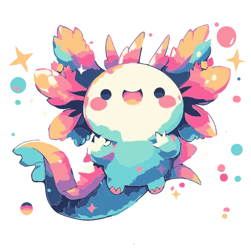 💖 Эмодзи «Axolotl» для Telegram