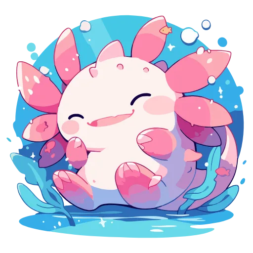 💖 Эмодзи «Axolotl» для Telegram