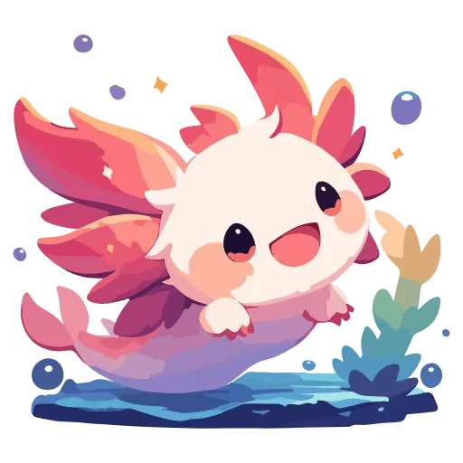 💖 Эмодзи «Axolotl» для Telegram