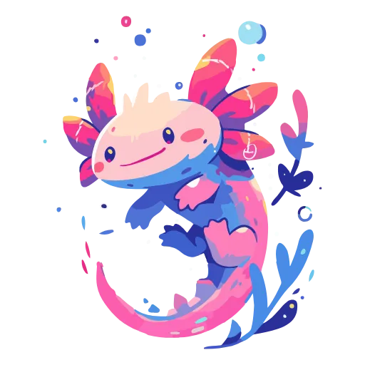 💖 Эмодзи «Axolotl» для Telegram