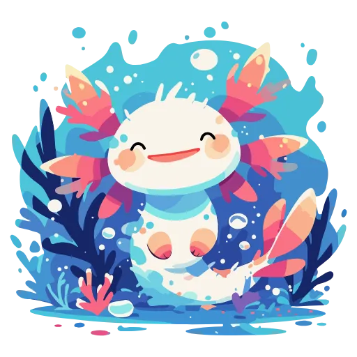 💖 Эмодзи «Axolotl» для Telegram