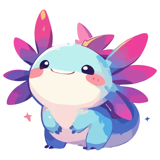 💖 Эмодзи «Axolotl» для Telegram