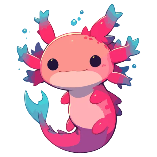 💖 Эмодзи «Axolotl» для Telegram