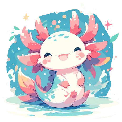 💖 Эмодзи «Axolotl» для Telegram
