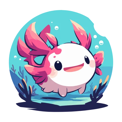 💖 Эмодзи «Axolotl» для Telegram
