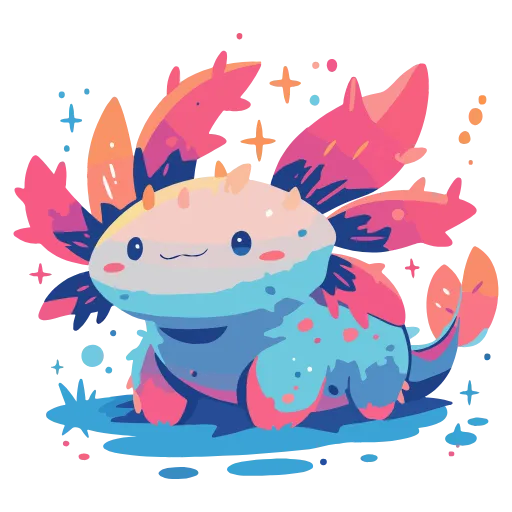 💖 Эмодзи «Axolotl» для Telegram