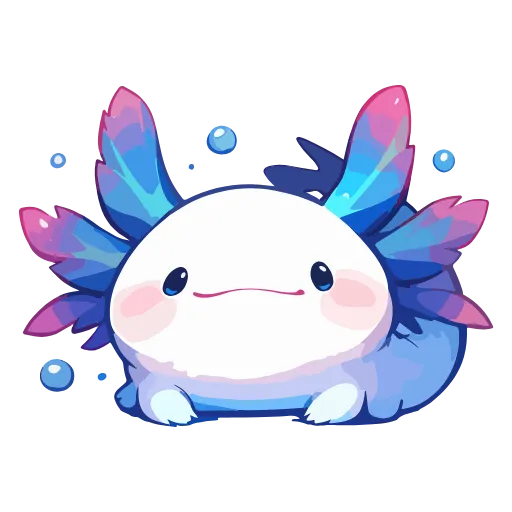 💖 Эмодзи «Axolotl» для Telegram