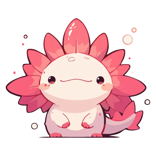 💖 Эмодзи «Axolotl» для Telegram