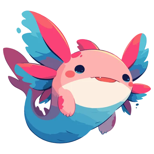 💖 Эмодзи «Axolotl» для Telegram