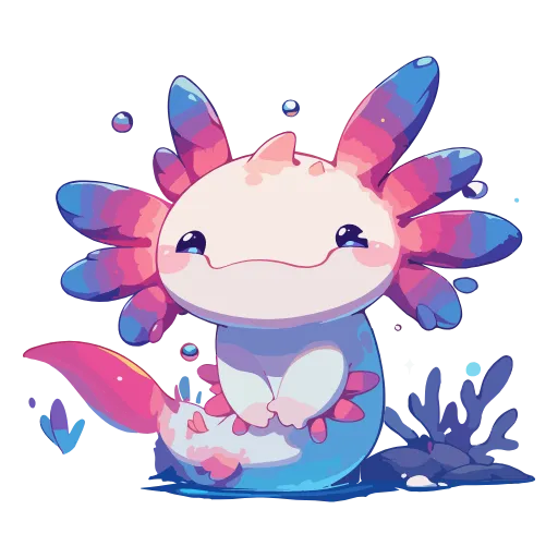 💖 Эмодзи «Axolotl» для Telegram