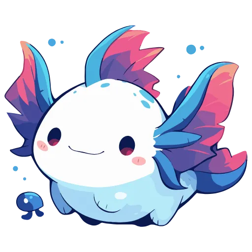 💖 Эмодзи «Axolotl» для Telegram