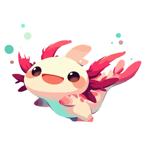 💖 Эмодзи «Axolotl» для Telegram
