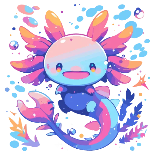 💖 Эмодзи «Axolotl» для Telegram