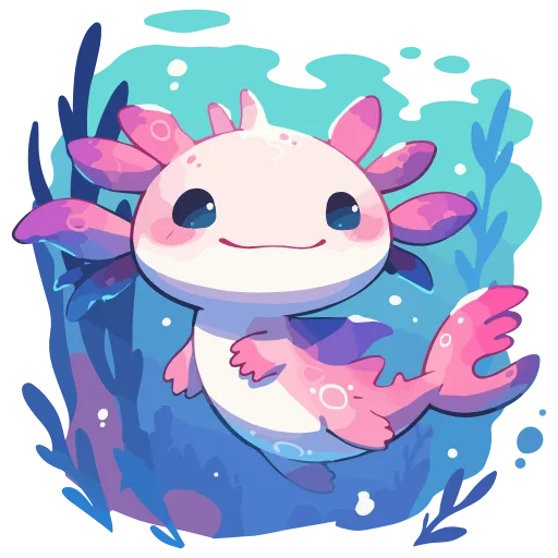 💖 Эмодзи «Axolotl» для Telegram