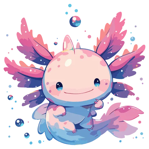 💖 Эмодзи «Axolotl» для Telegram