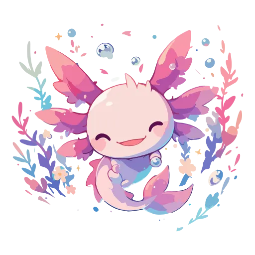 💖 Эмодзи «Axolotl» для Telegram
