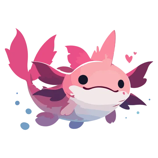 💖 Эмодзи «Axolotl» для Telegram