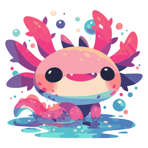 💖 Эмодзи «Axolotl» для Telegram