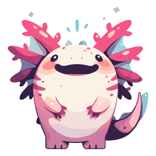 💖 Эмодзи «Axolotl» для Telegram