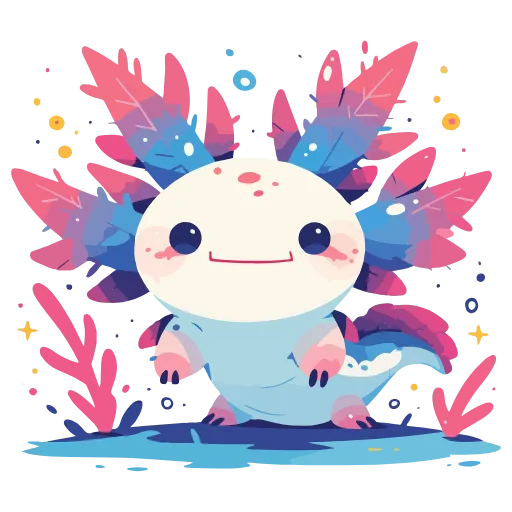 💖 Эмодзи «Axolotl» для Telegram
