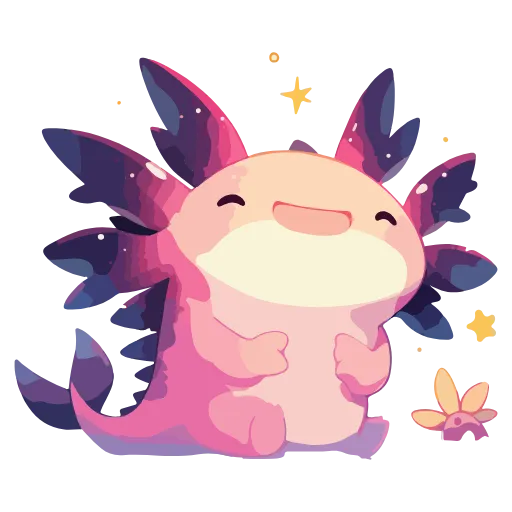 💖 Эмодзи «Axolotl» для Telegram