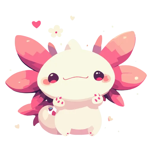 💖 Эмодзи «Axolotl» для Telegram