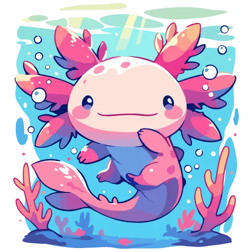💖 Эмодзи «Axolotl» для Telegram