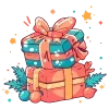 🎁 Эмодзи «Новогодний 12» для Telegram