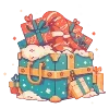 🎁 Эмодзи «Новогодний 12» для Telegram