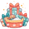 🎁 Эмодзи «Новогодний 12» для Telegram