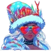 🤶 Эмодзи «Новогодний 3» для Telegram