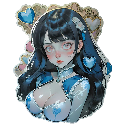 Стикерпак Neuro Anime для Telegram — скачать