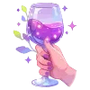 🍷 Эмодзи «С Днём Рождения меня» для Telegram