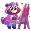 🦝 Эмодзи «С Днём Рождения меня» для Telegram
