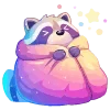 🦝 Эмодзи «С Днём Рождения меня» для Telegram
