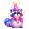 🦝 Эмодзи «С Днём Рождения меня» для Telegram