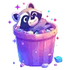 🦝 Эмодзи «С Днём Рождения меня» для Telegram
