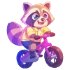 🦝 Эмодзи «С Днём Рождения меня» для Telegram